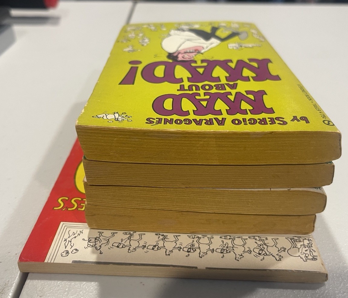 MAD Magazine Sergio Aragonés Lot 5 Paperback Books Mad Marginals Viva Mad VTG