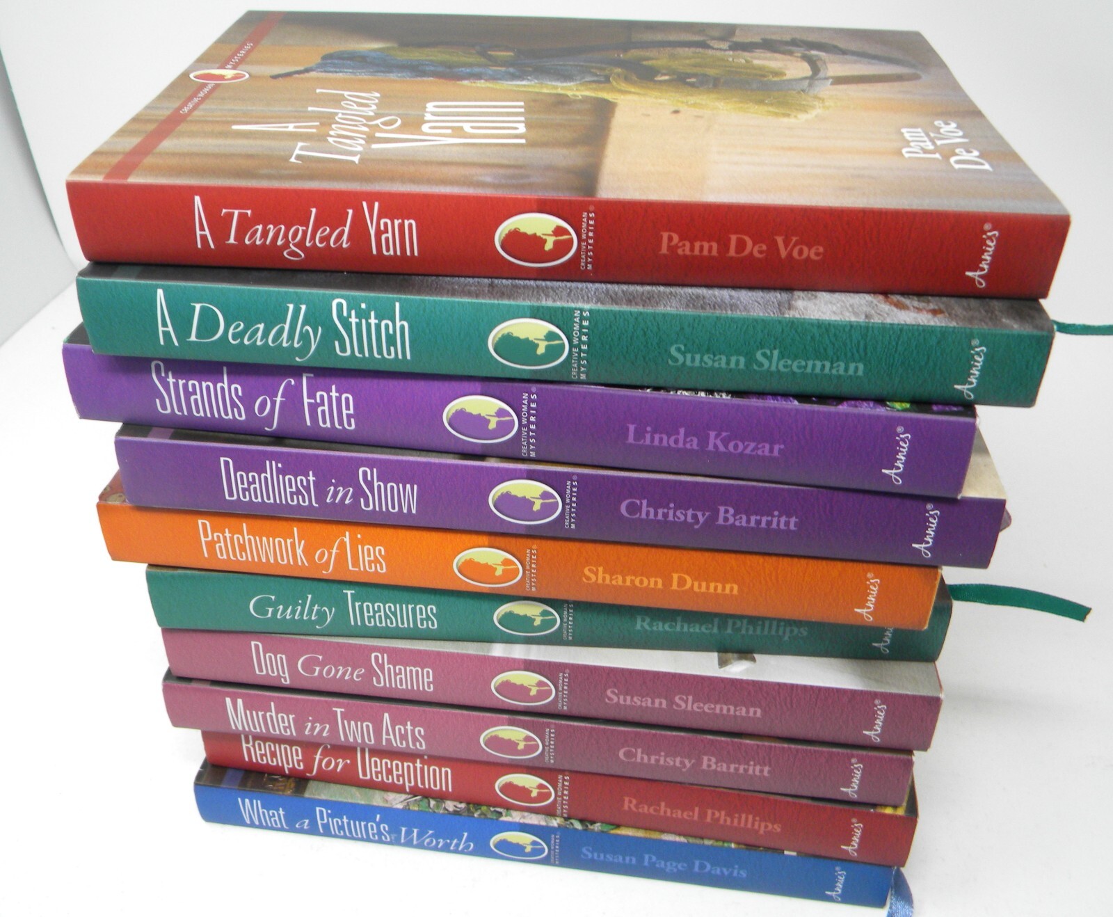 Lot 10 Annie’s Creative Women Mysteries Books 1-9,11