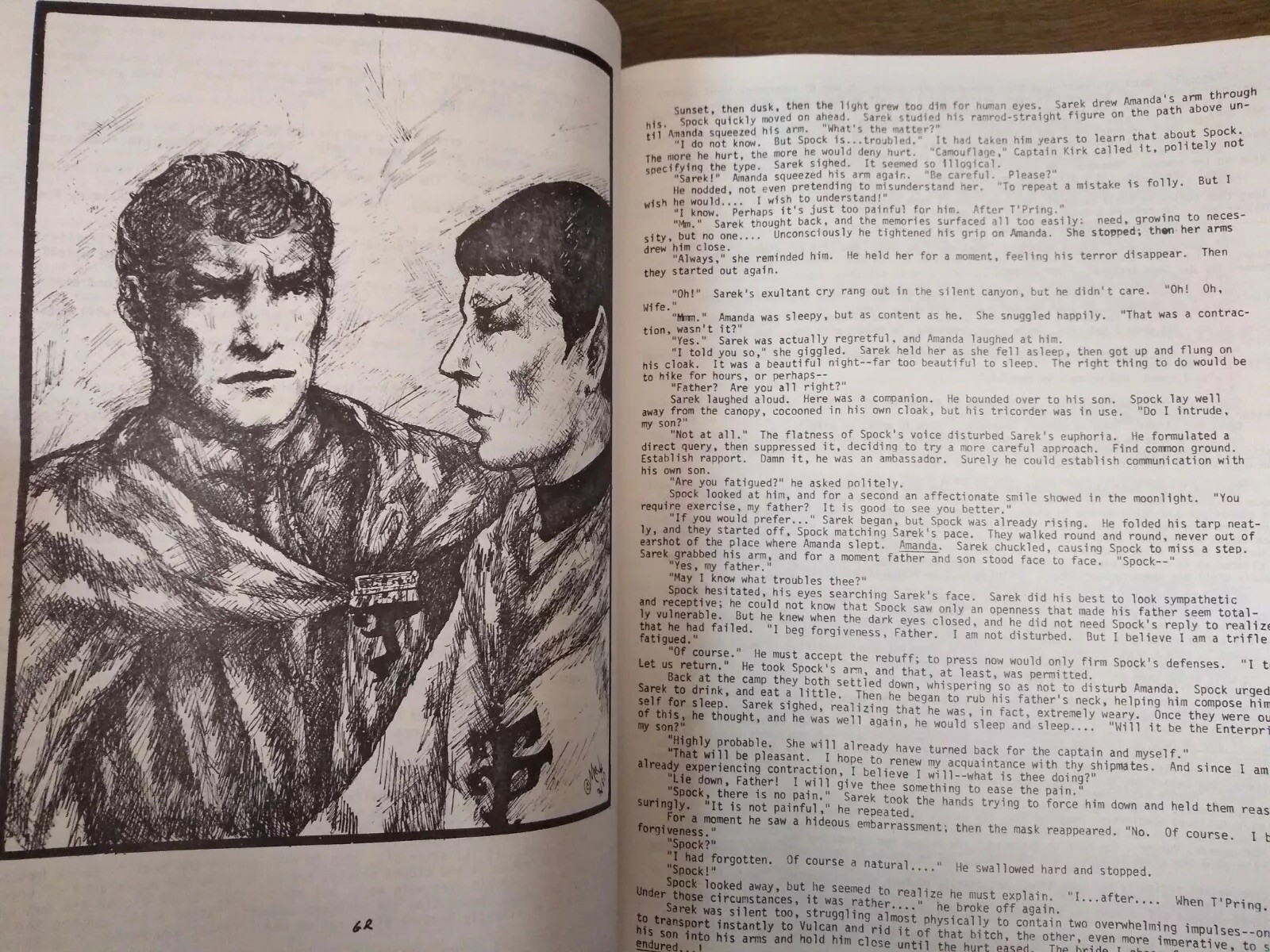R&R XII – Star Trek Zine Fanzine 1980 Yeoman Press Fiction Art