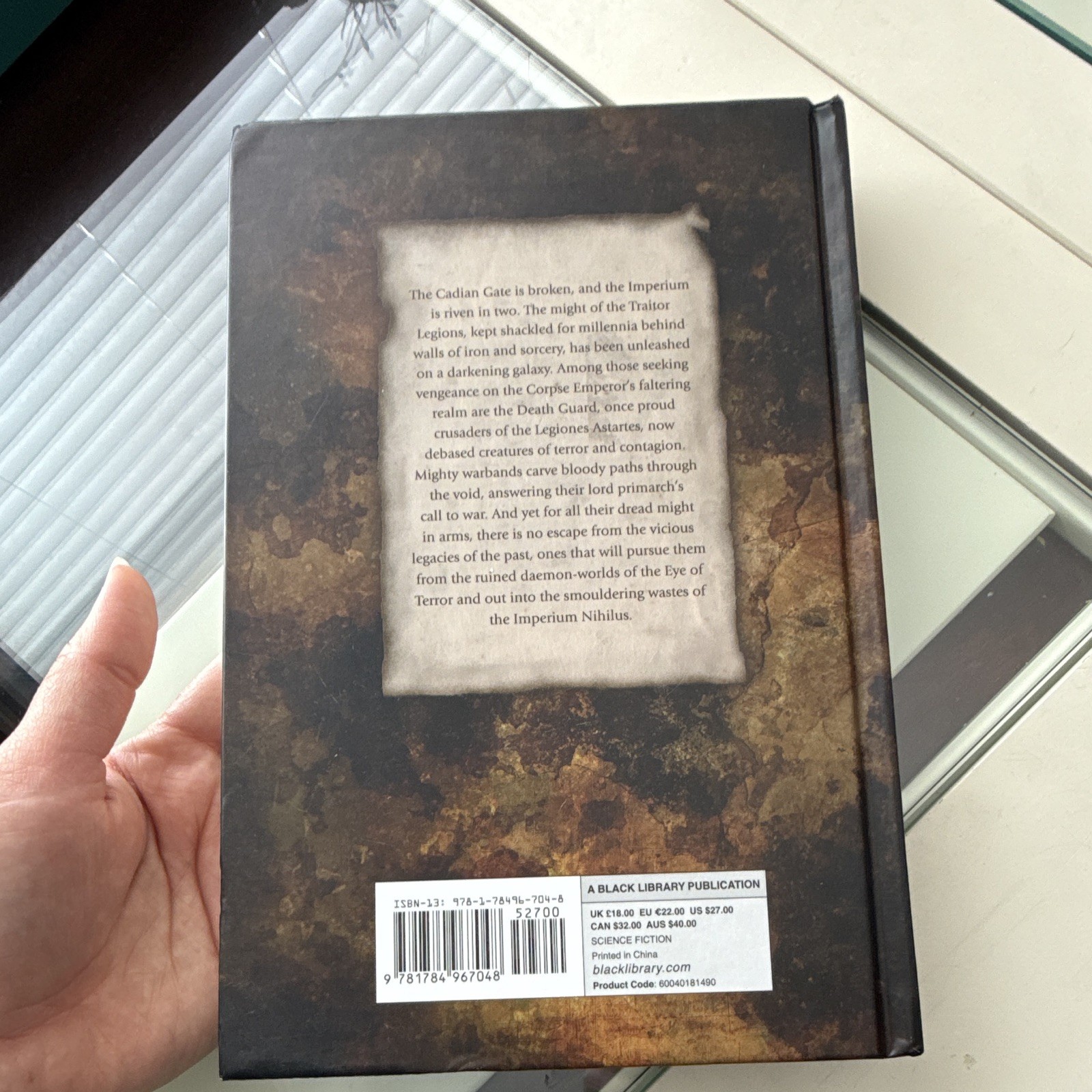 Warhammer 40,000 The Lords of Silence Chris Wraight Hardcover Signed