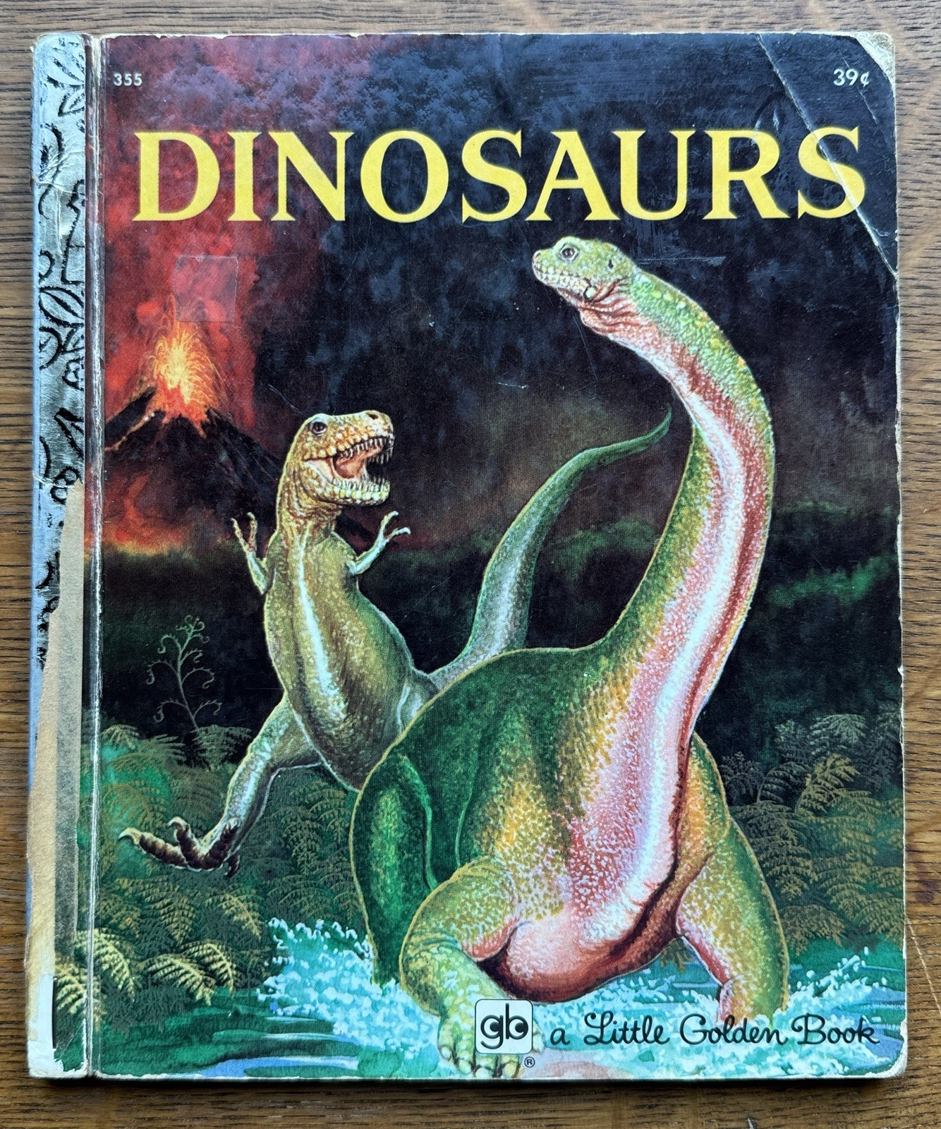 Vintage Dinosaur Book Lot (7) 1970s-90s Scholastic Golden Step-Up How to Draw