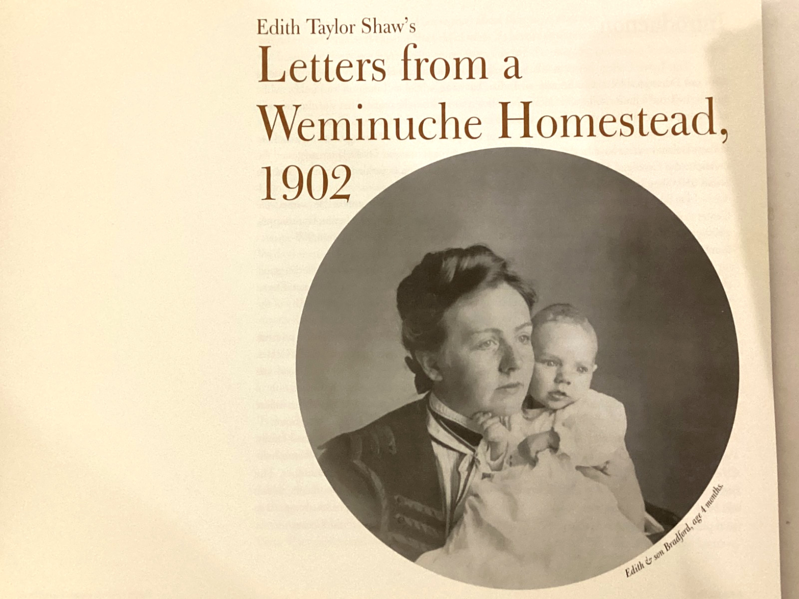 LETTERS FROM A WEMINUCHE HOMESTEAD 1902 by Edith Tayloy Shaw SC 2003