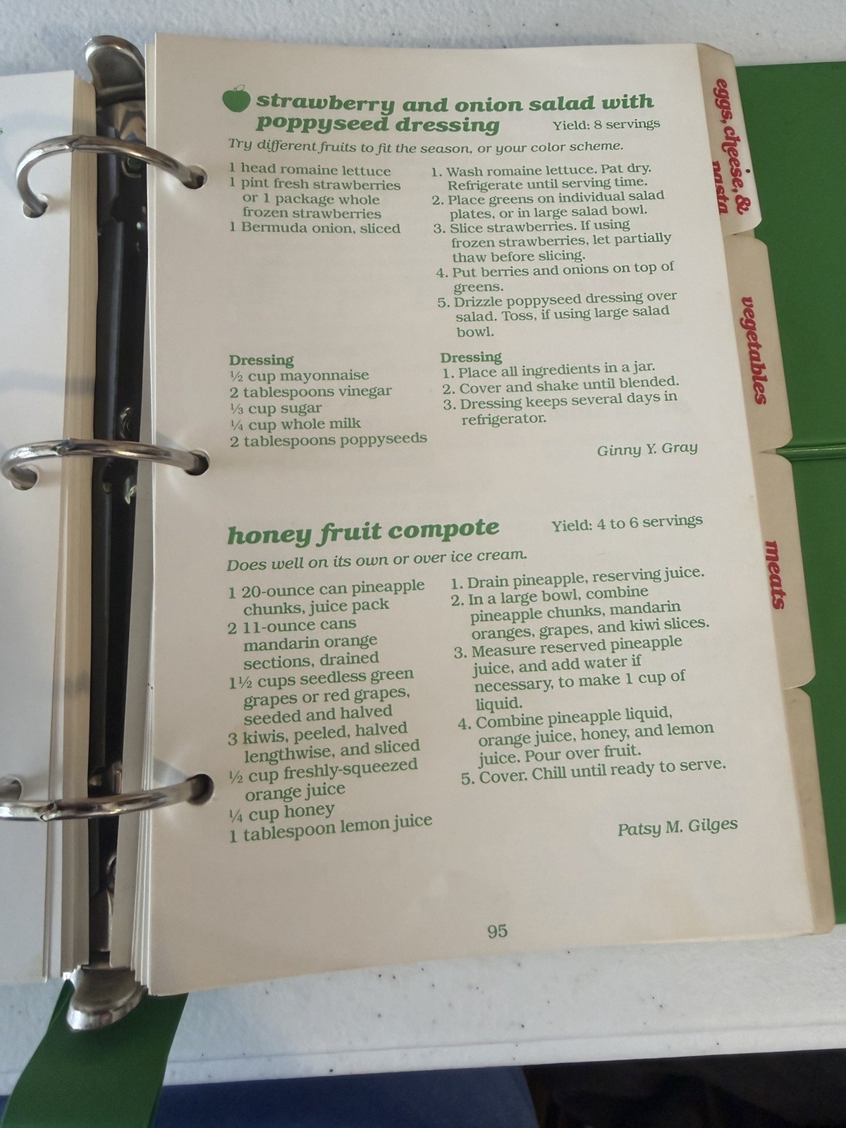 Applehood & Motherpie Cookbook 1981 First Edition Vintage Misprint Mirror Back