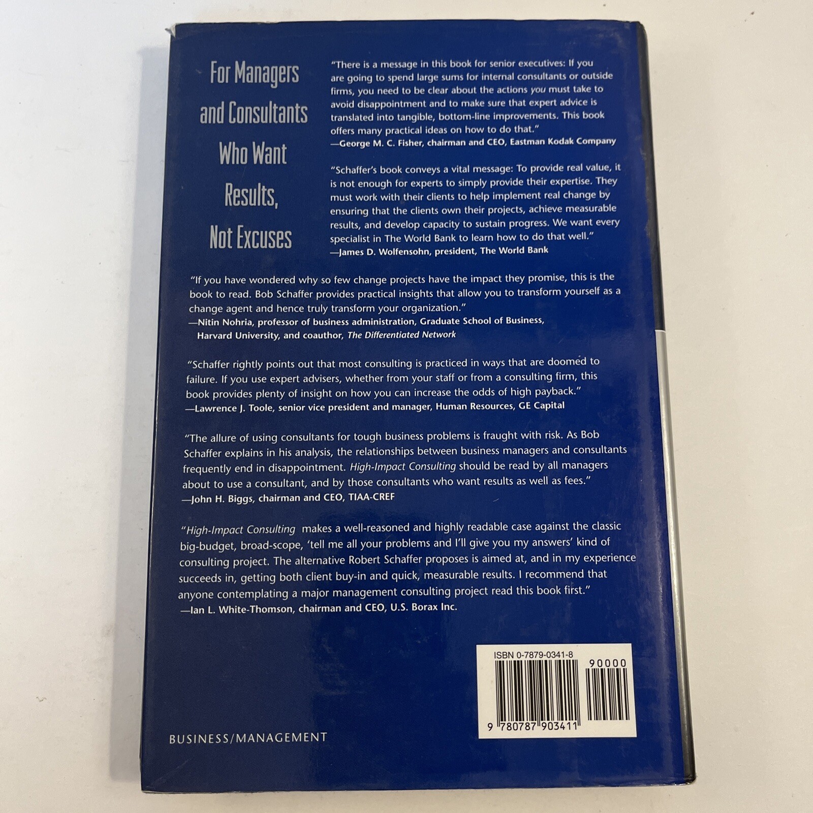 The Jossey-Bass Business and Management Ser.: High-Impact Consulting : How…