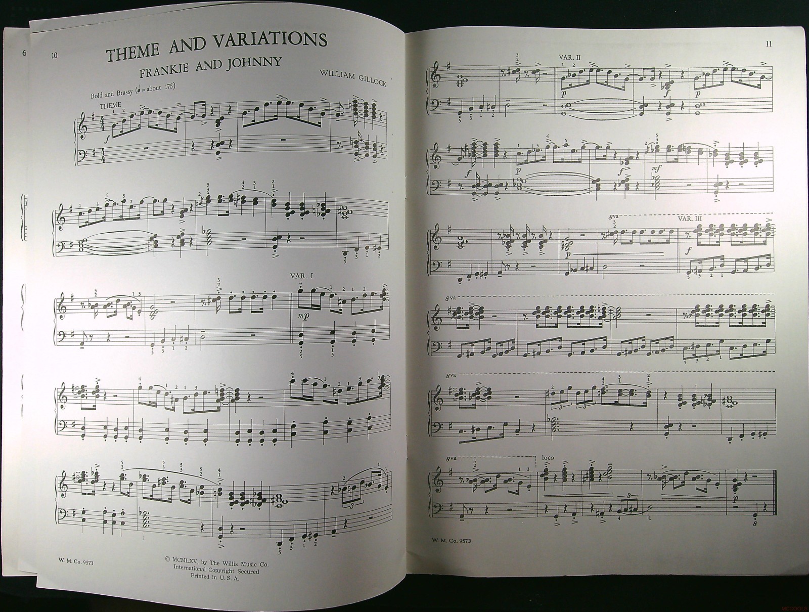 Vintage New Orleans Jazz Styles William Gillock Piano Solo Music Book 487p