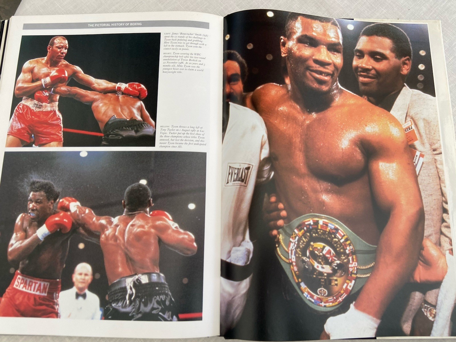 Vintage 1988, “Pictorial History of Boxing” Peter Arnold XL Vg 1st Print FREE SH