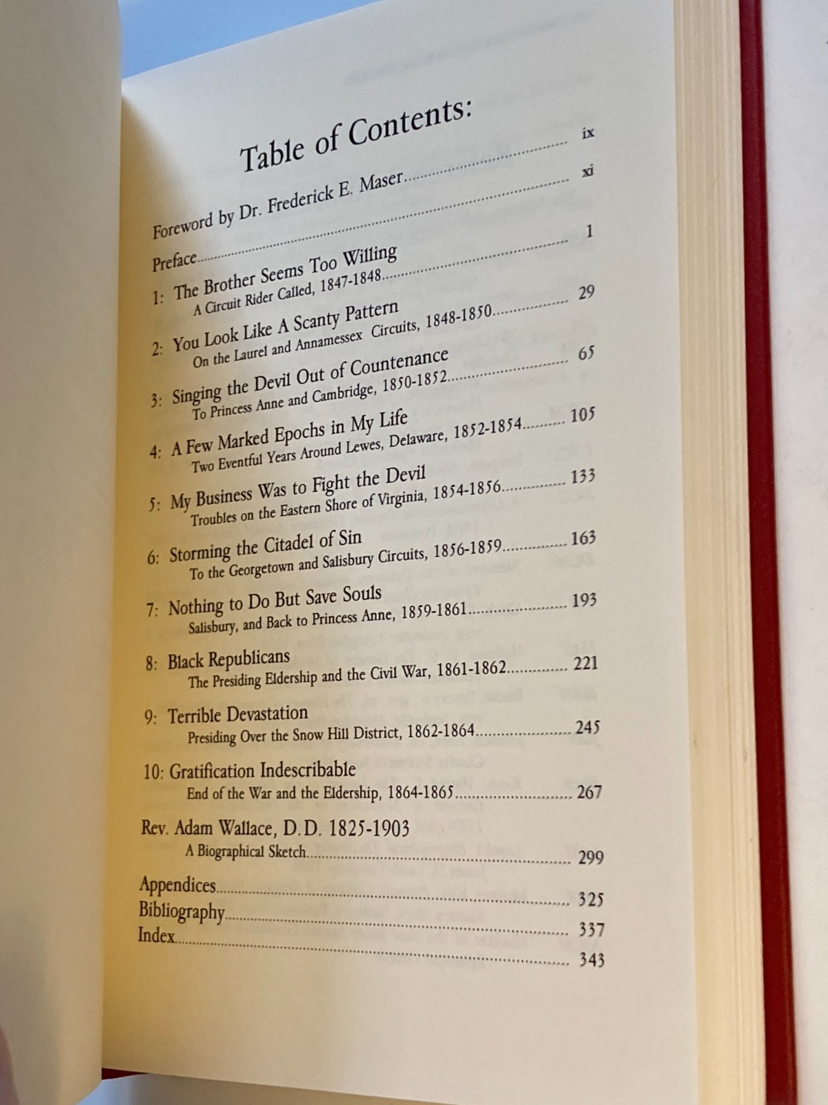 My Business Was to Fight the Devil by Rev. Adam Wallace; 1998 Hardcover, NF/NF