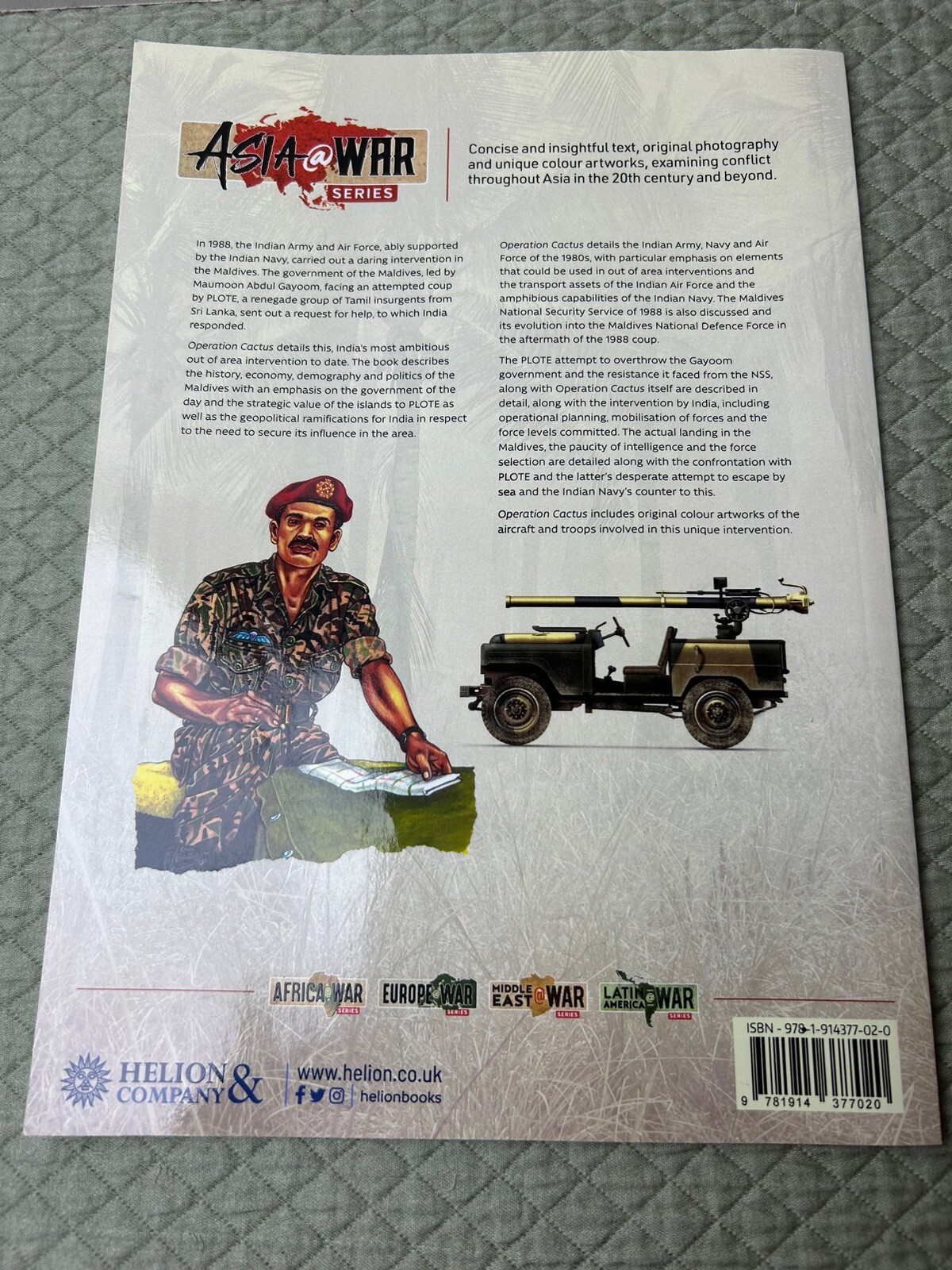 Operation Cactus: Indian Militar… by Badri-Maharaj, Sanja Paperback / softback