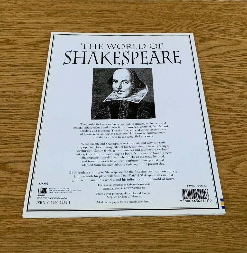 The World of Shakespeare by Claybourne, Anna, Treays, Rebecca