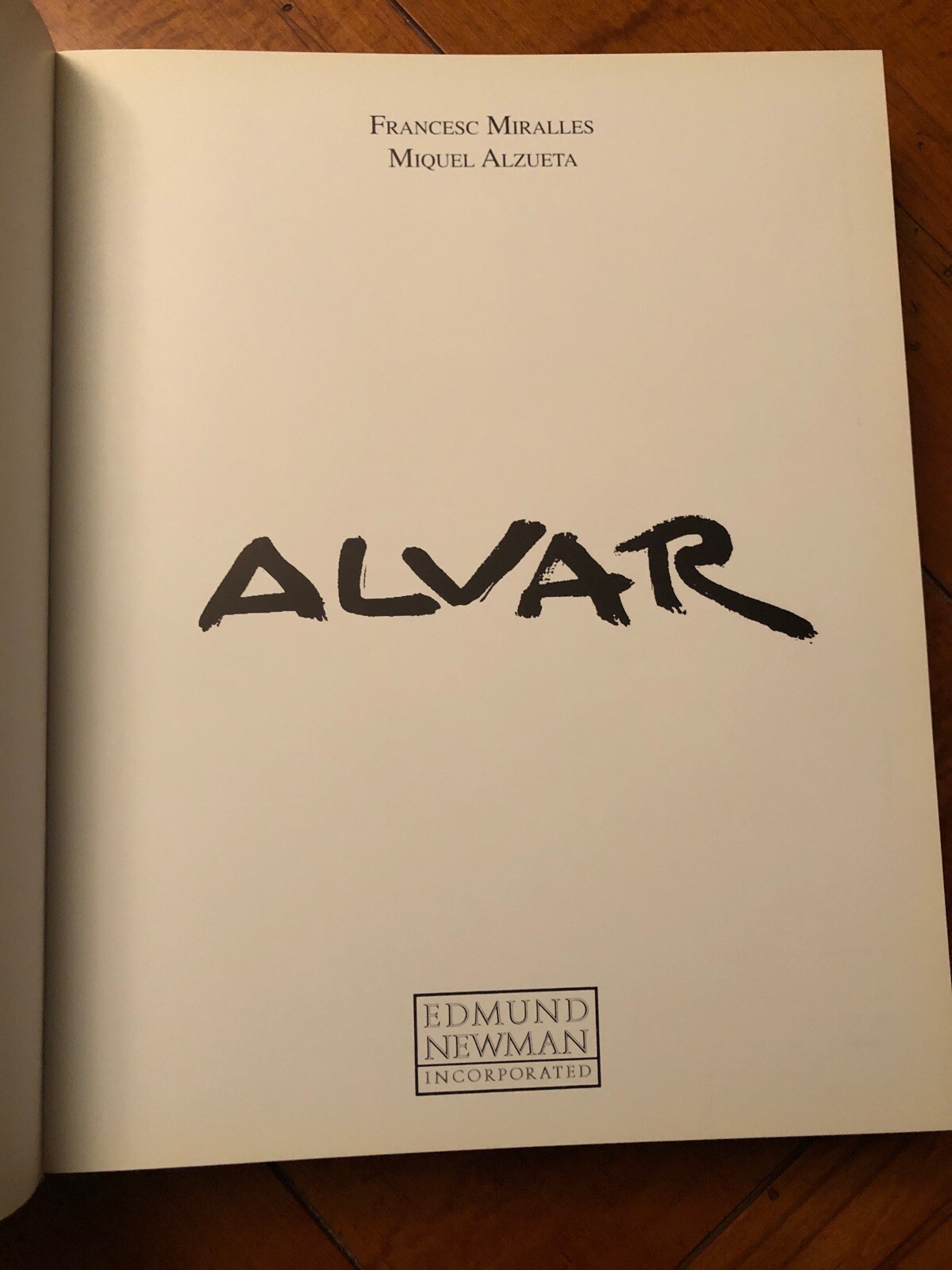 Alvar Hardcover Book 1993 Francesc Miracles Signed / Personalized by Alvar