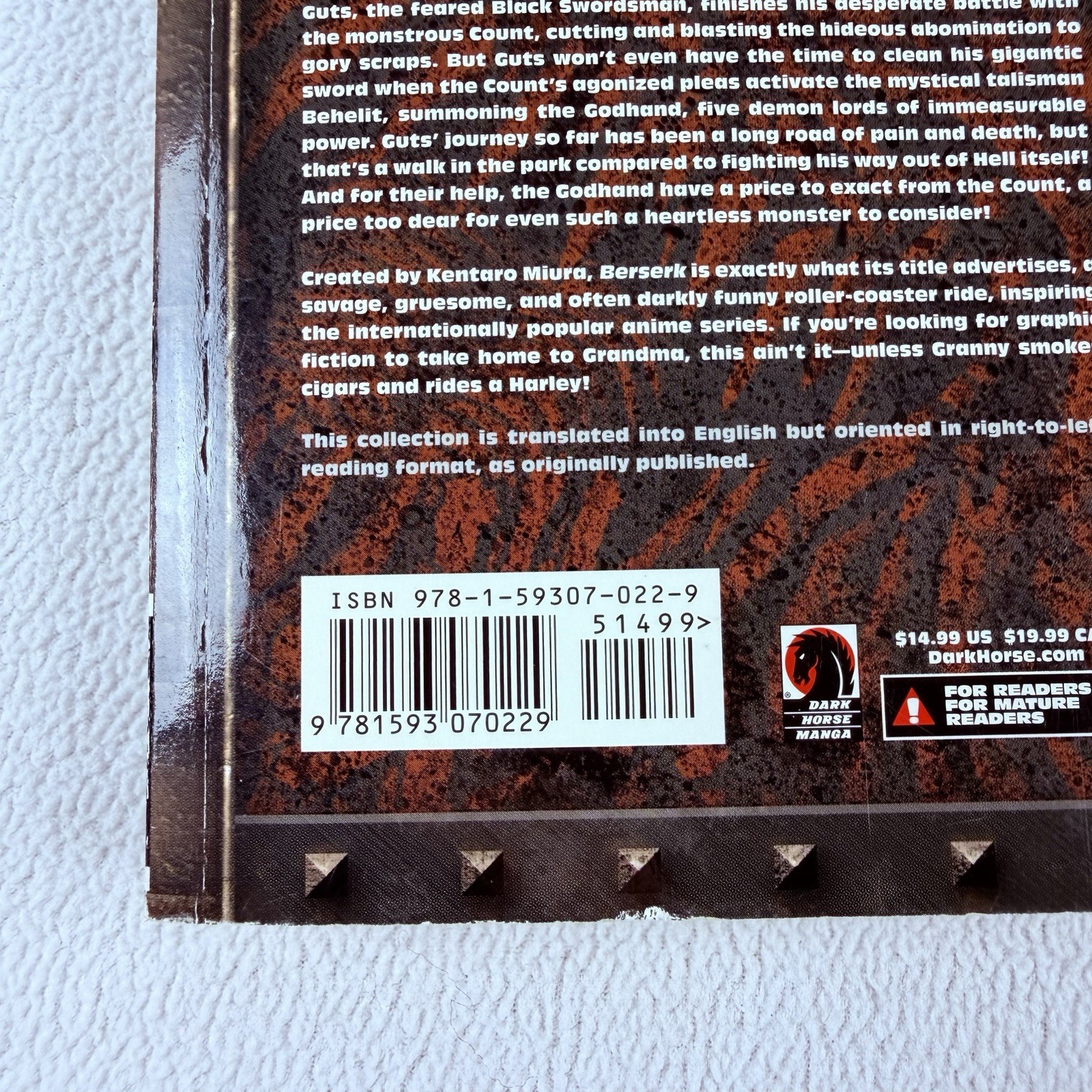 Berserk Vol 3 Kentaro Miura Paperback Manga Dark Horse