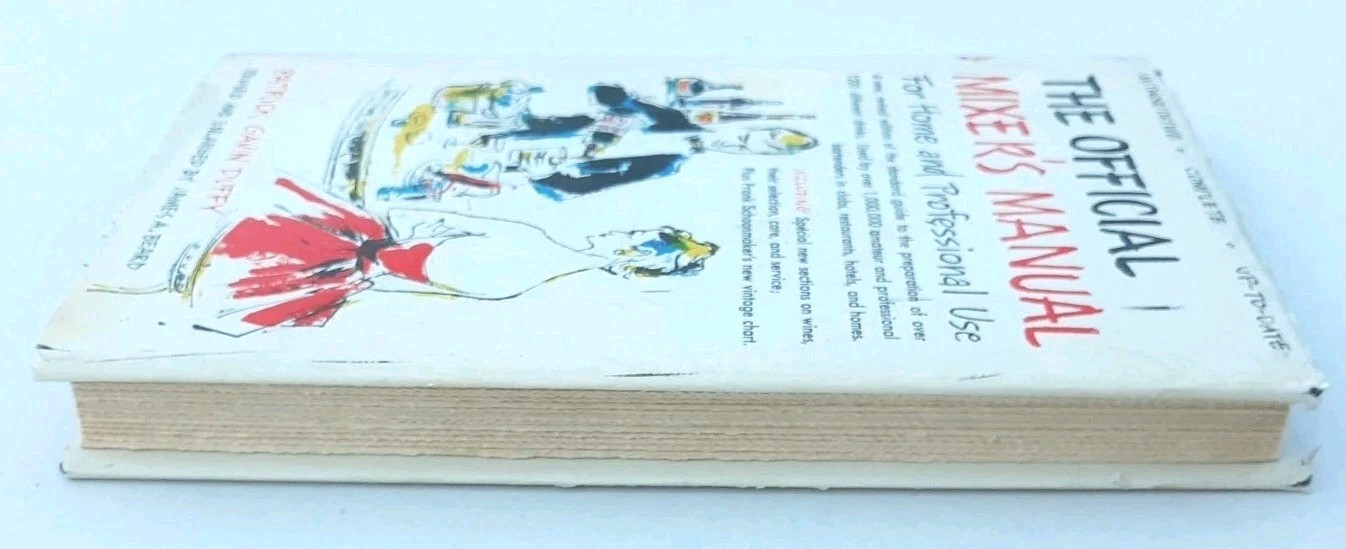Offical MIXERS MANUAL Mixed Drinks Over 1200 Drinks 1956 Patrick Gavin Duffy HC
