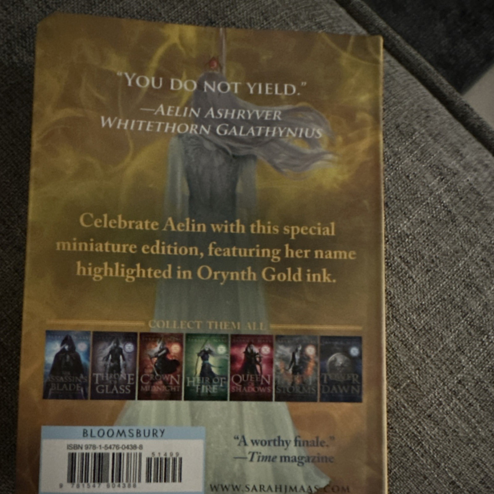 Sarah J. Maas Kingdom of Ash Throne of Glass Miniature Trade Flexibound Style
