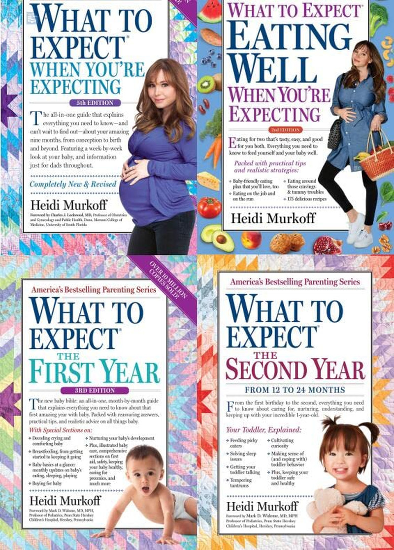 What to Expect 4-Book Set: First Year/Second Year/What to Expect When You’Re Exp