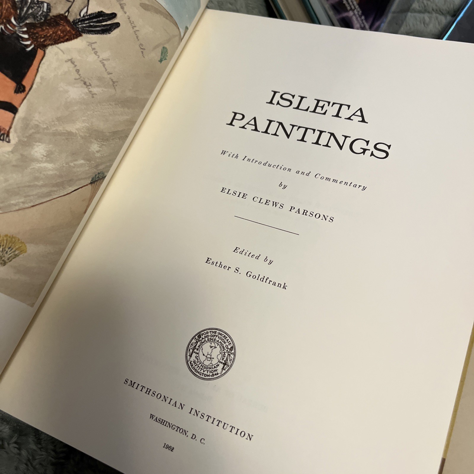 Isleta Paintings Smithsonian Institution 1962