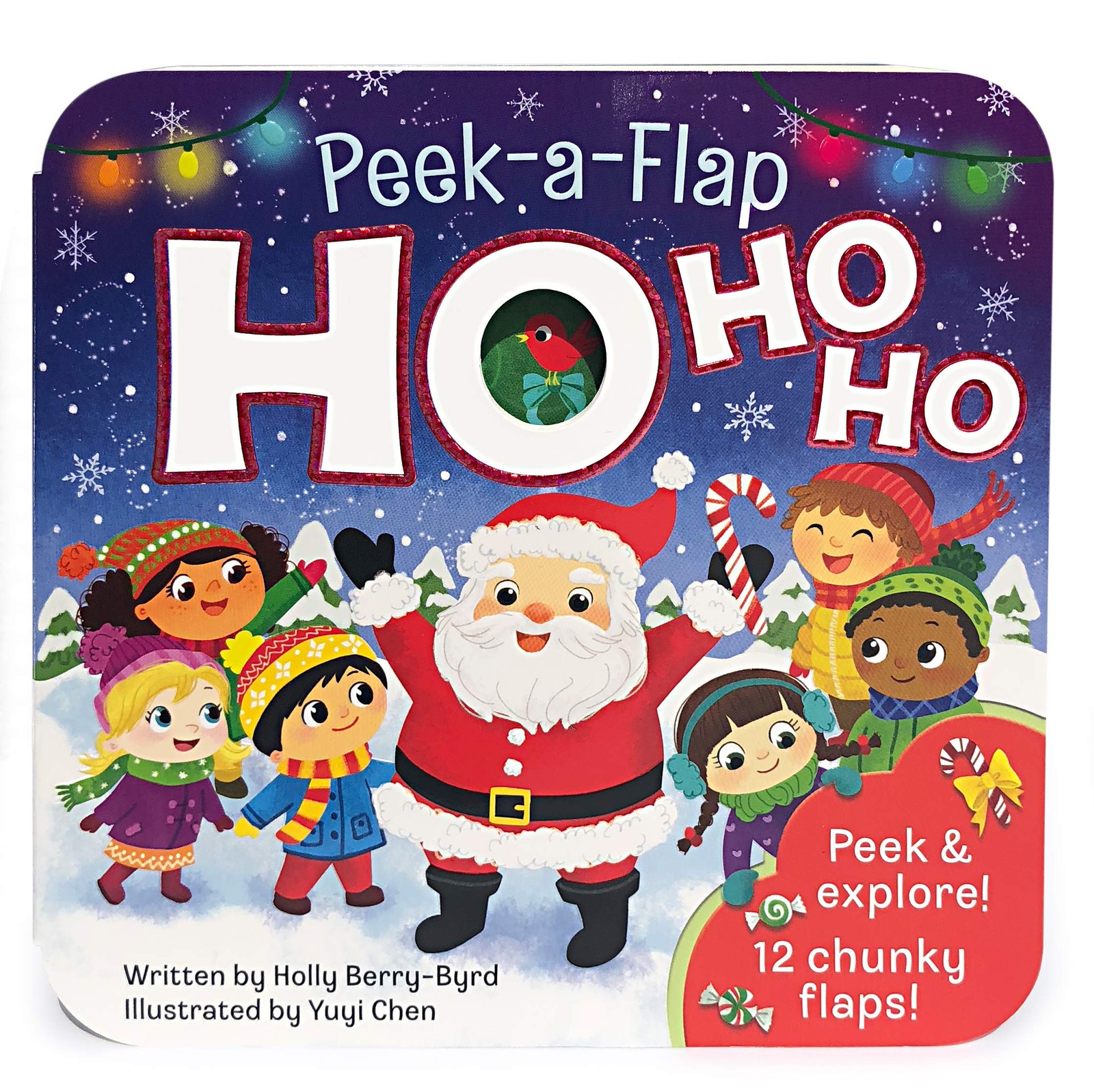 Ho Ho Ho! Christmas Lift-a-Flap Board Book for Kids Ages 0-4 (…