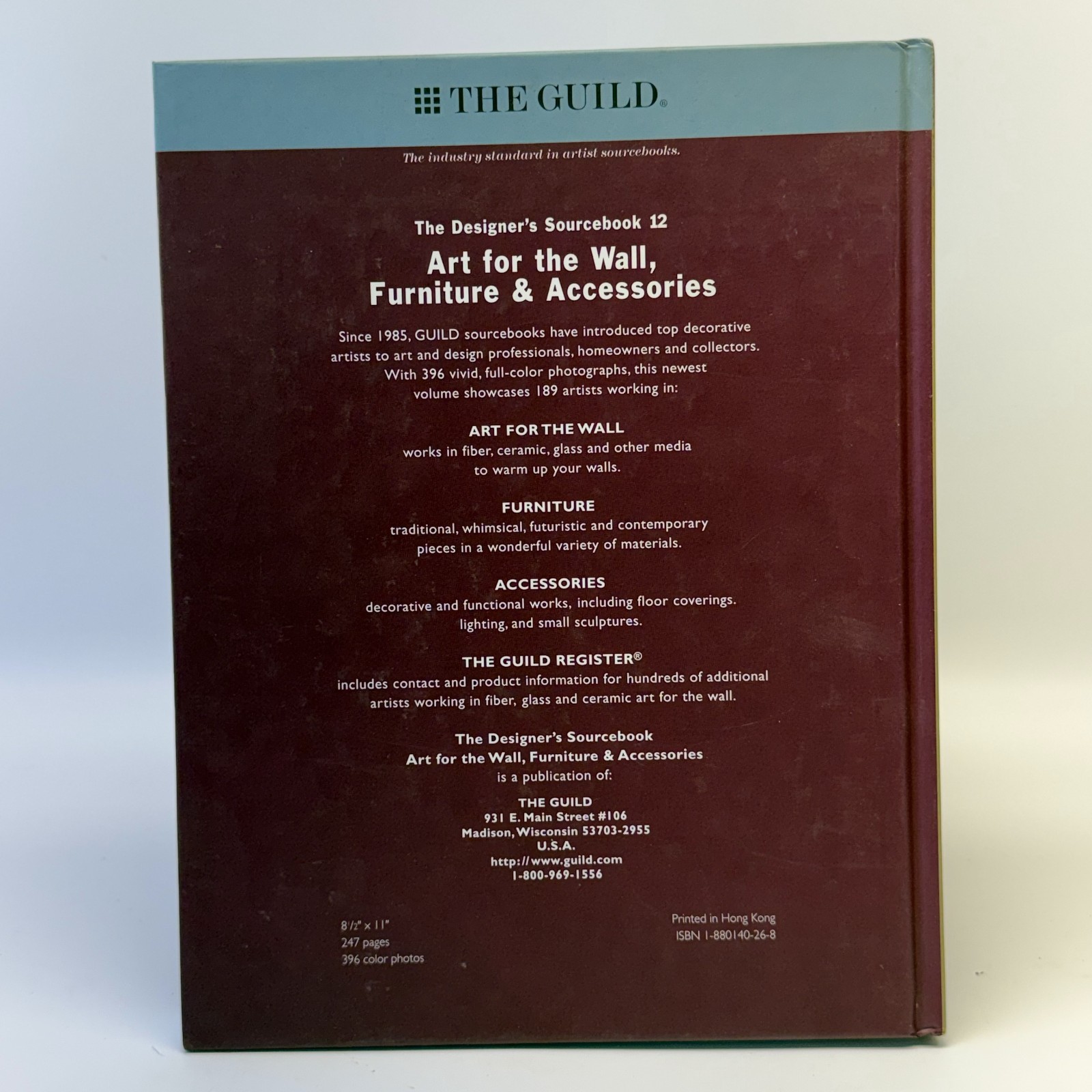 The Guild 12 Designer Sourcebook Art for the Wall Furniture Accessories 1997 HC