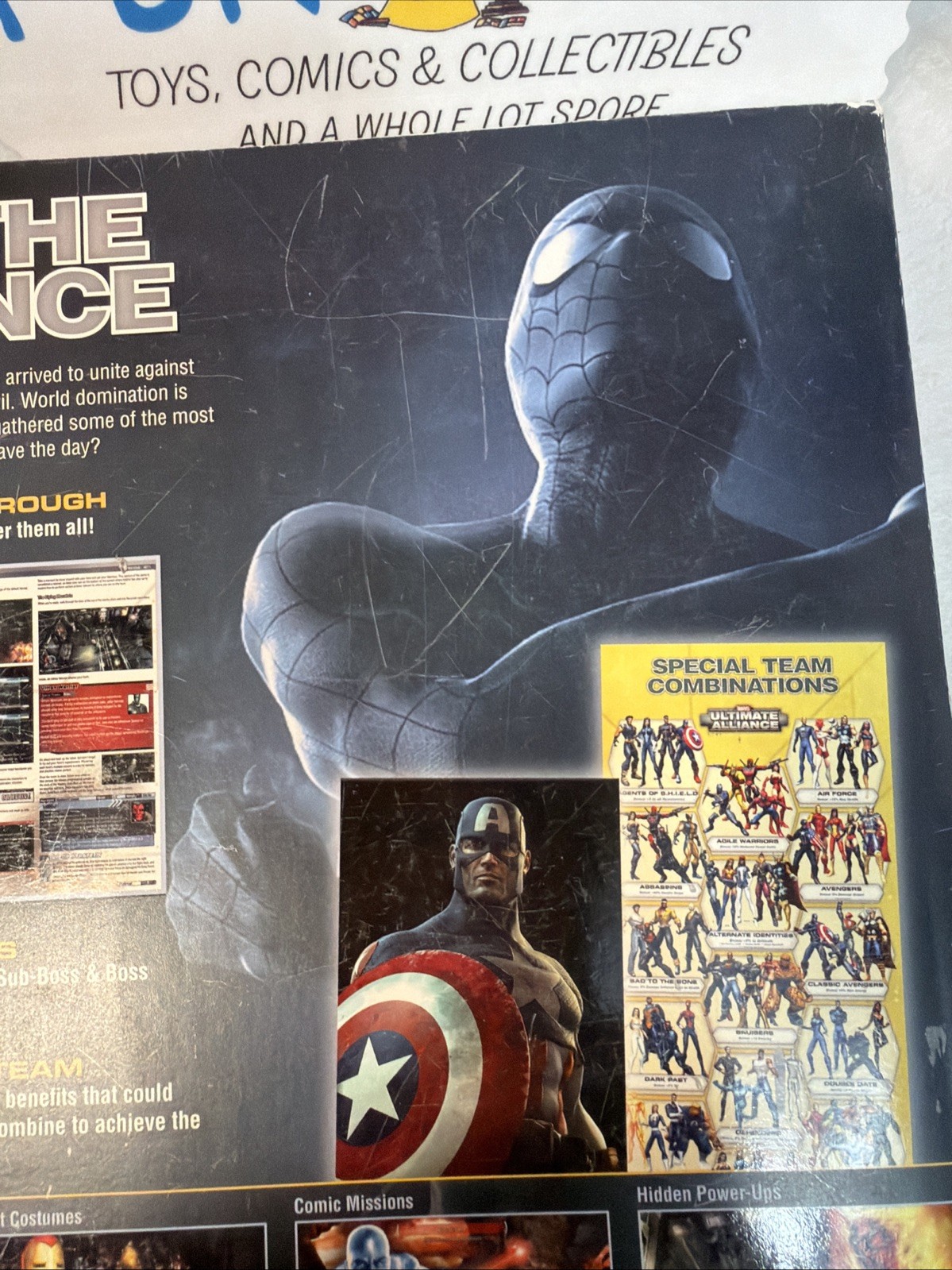 Marvel Ultimate Alliance Strategy Guide – WITHOUT Poster (2006) BradyGames