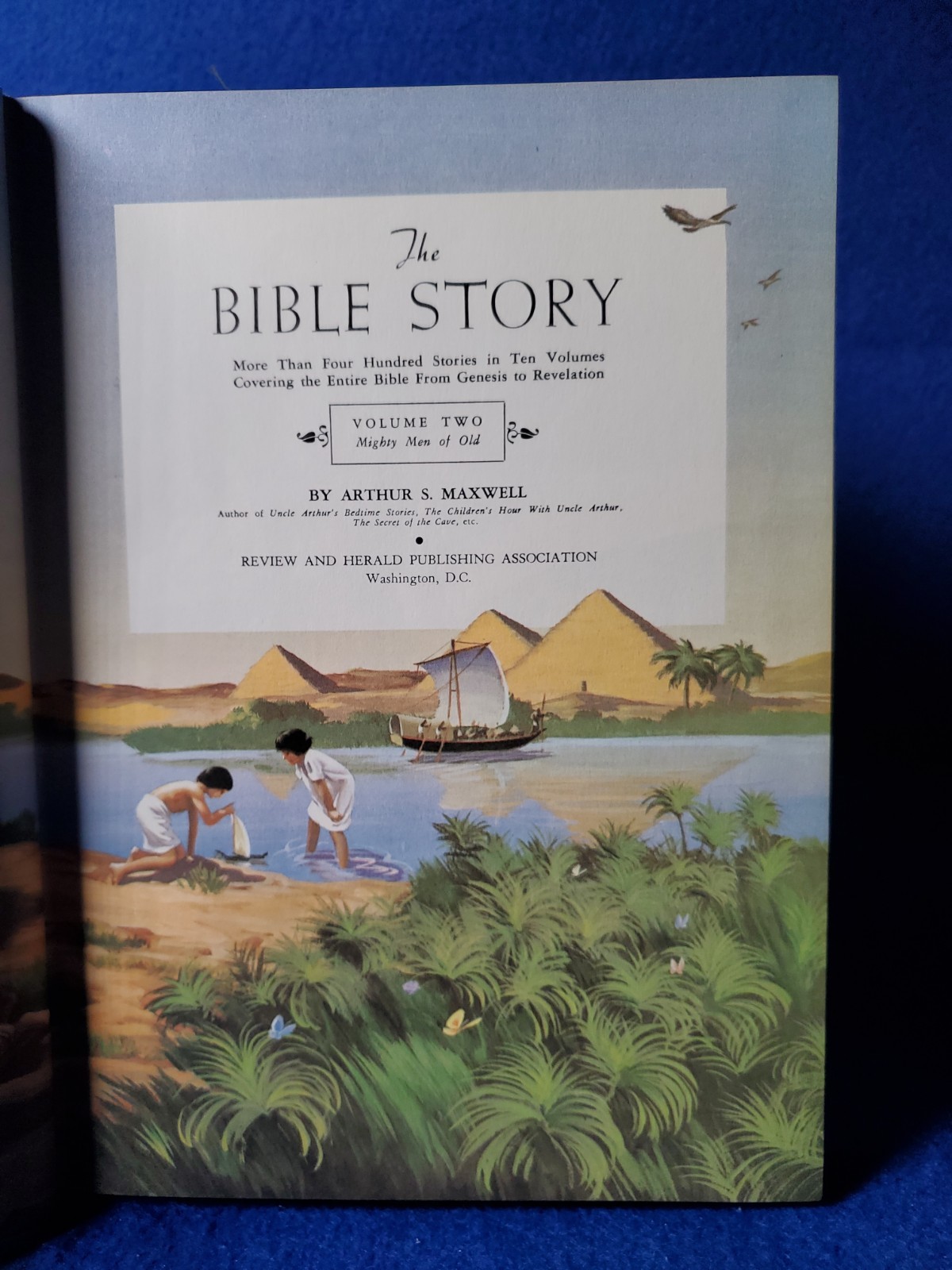 The Bible Story Vol 1-4 6-7 9-10 Arthur S Maxwell 8 HC Books R&H Set
