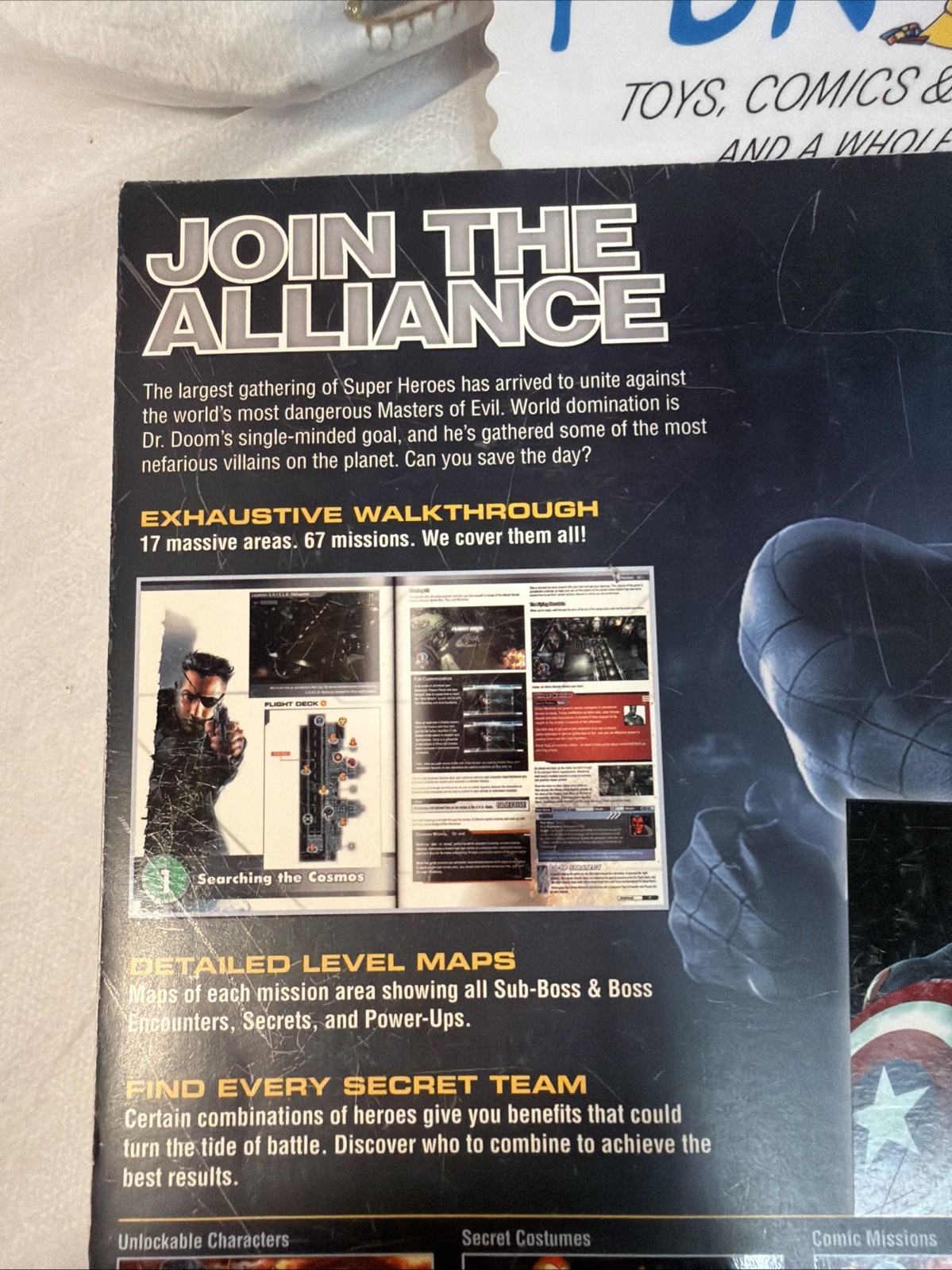 Marvel Ultimate Alliance Strategy Guide – WITHOUT Poster (2006) BradyGames