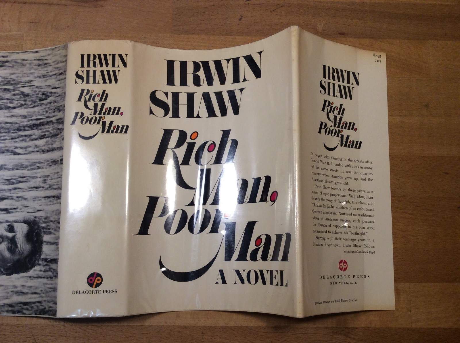 Rich Man, Poor Man, Irwin Shaw, Hardcover 1st Edition 1st Printing