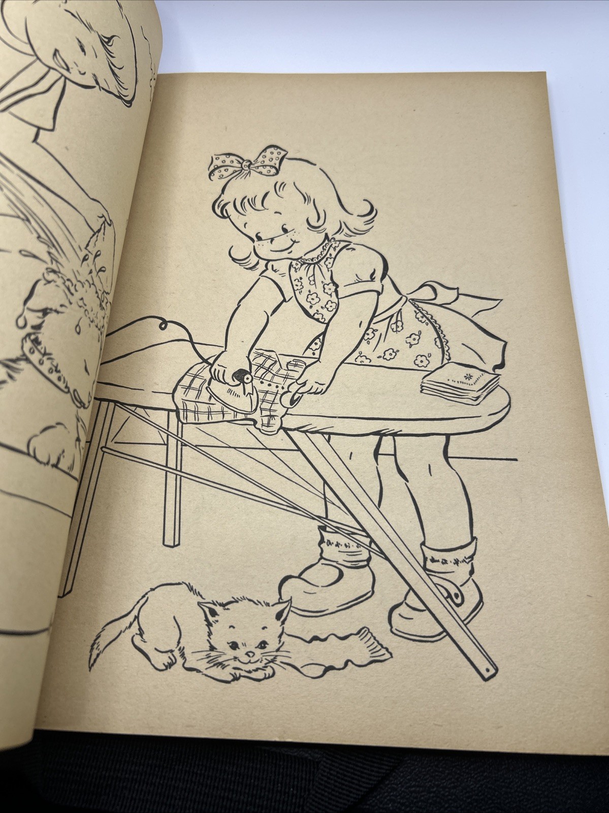 Vintage Unused Merrill Publishing Coloring Book 1954 Jumbo Coloring Book