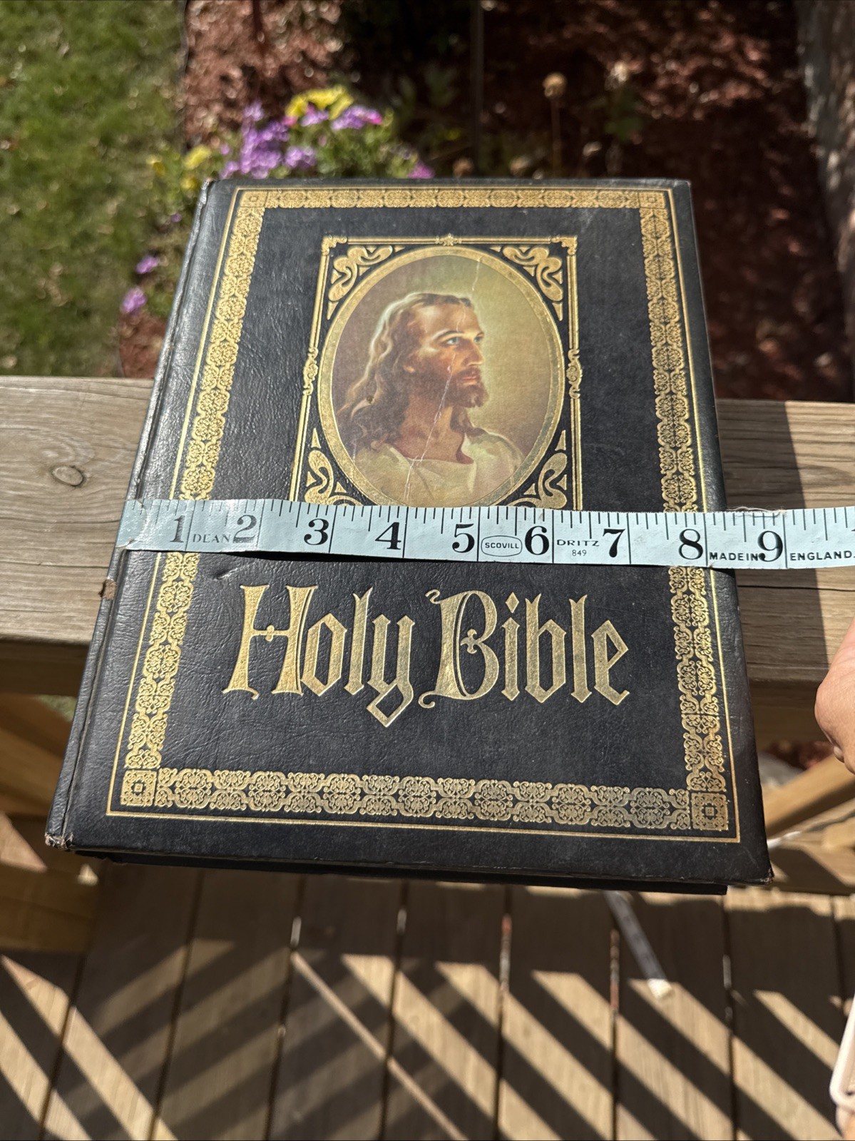 Vintage 1978 Nelson/Regency Family Bible Red Letter KJV Large 8” X 11” Holy Bib
