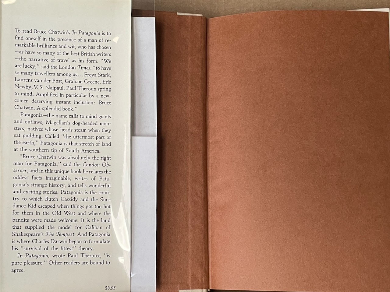 In Patagonia / Bruce Chatwin / Summit Books 1977 HC FE later printing