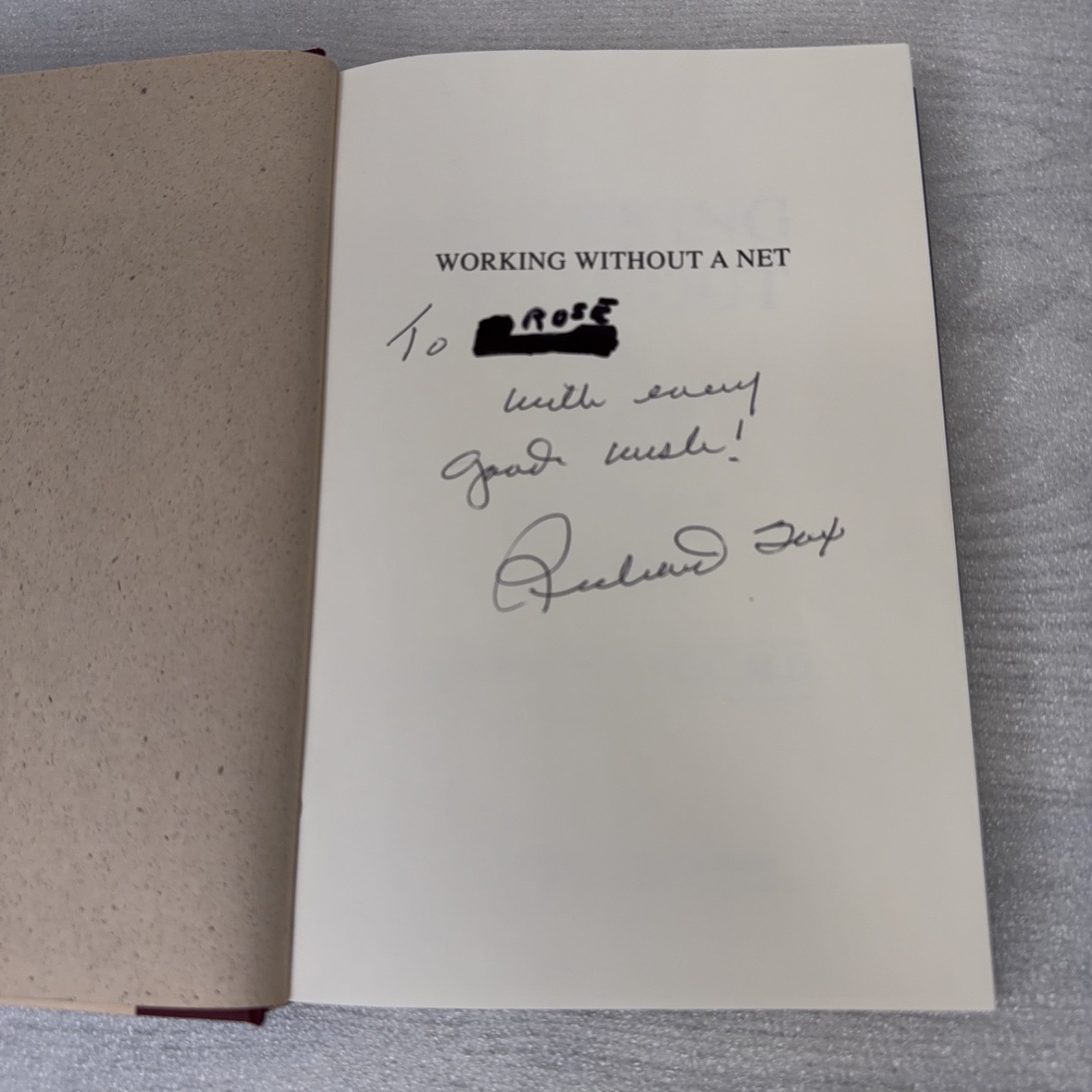 Working Without a Net: Memoirs of a Small Town Surgeon by Richard O Fox, MD HCDJ