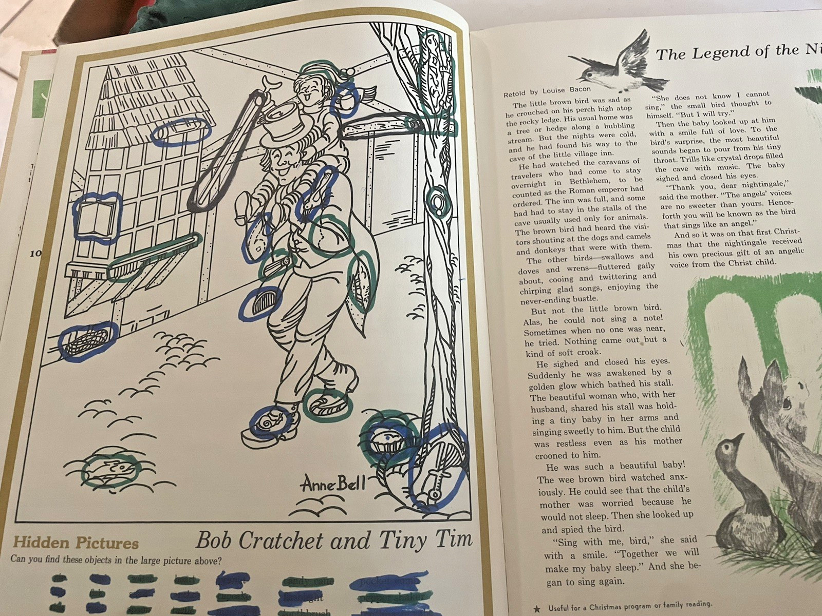 1970 Full Year of Highlights-The Monthly Book for Children-Hardcover
