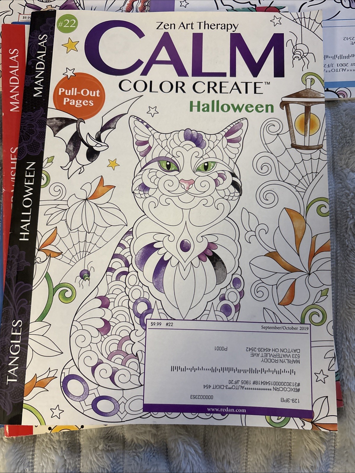 Zen Art Therapy Lot Of 5 Calm Color Create Coloring Books New Unused Mandalas