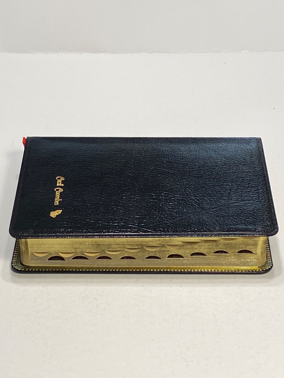 Nelson Imperial Reference Bible KJV “Black Khyber Kid Leather” Indexed 1972 #484