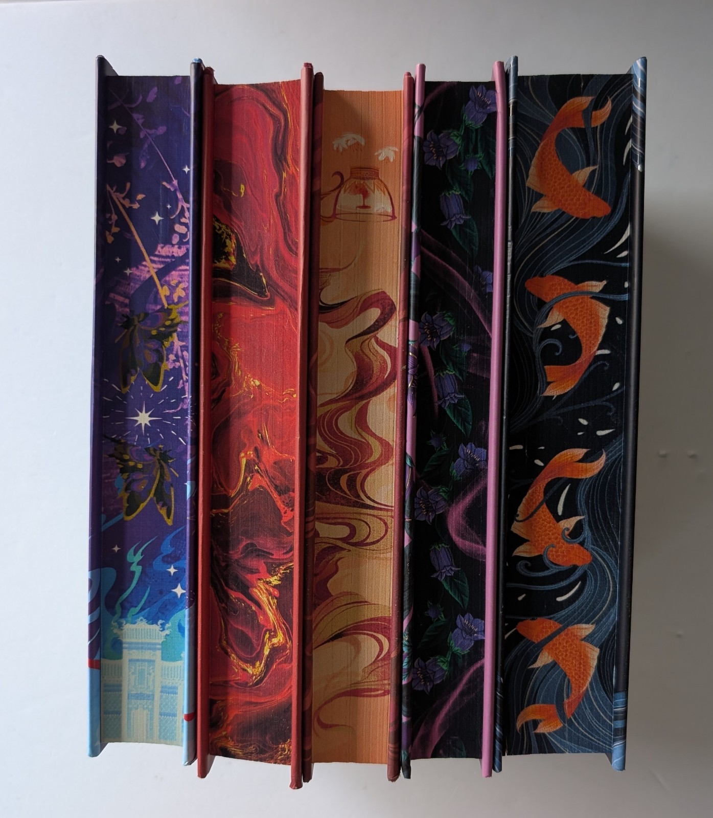 Lot Of 5 Fairyloot Books Young Adult YA books 2024 HC/DJ/VG/Sprayed Edges