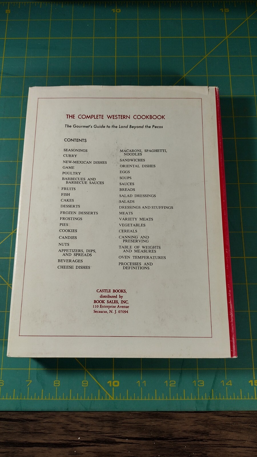 The Complete Western Cookbook by Betty Johnson – 1964- 255 pages Vintage Rare