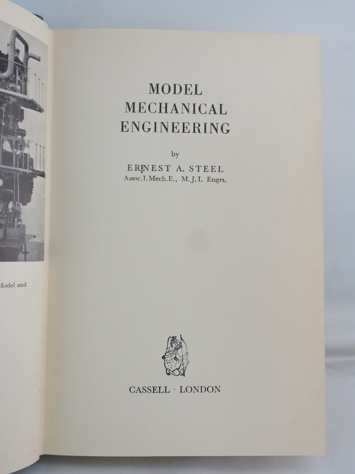 Model Mechanical Engineering by Ernest Steel Pub In Britain HC DJ Illus 1964