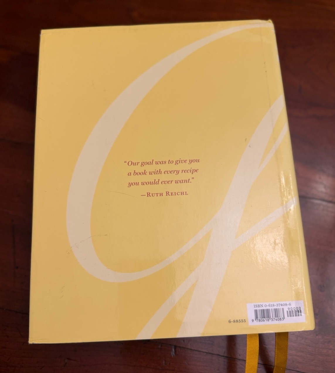 The Gourmet Cookbook edited by Ruth Reichl – 2004 Hardcover with Dust Jacket