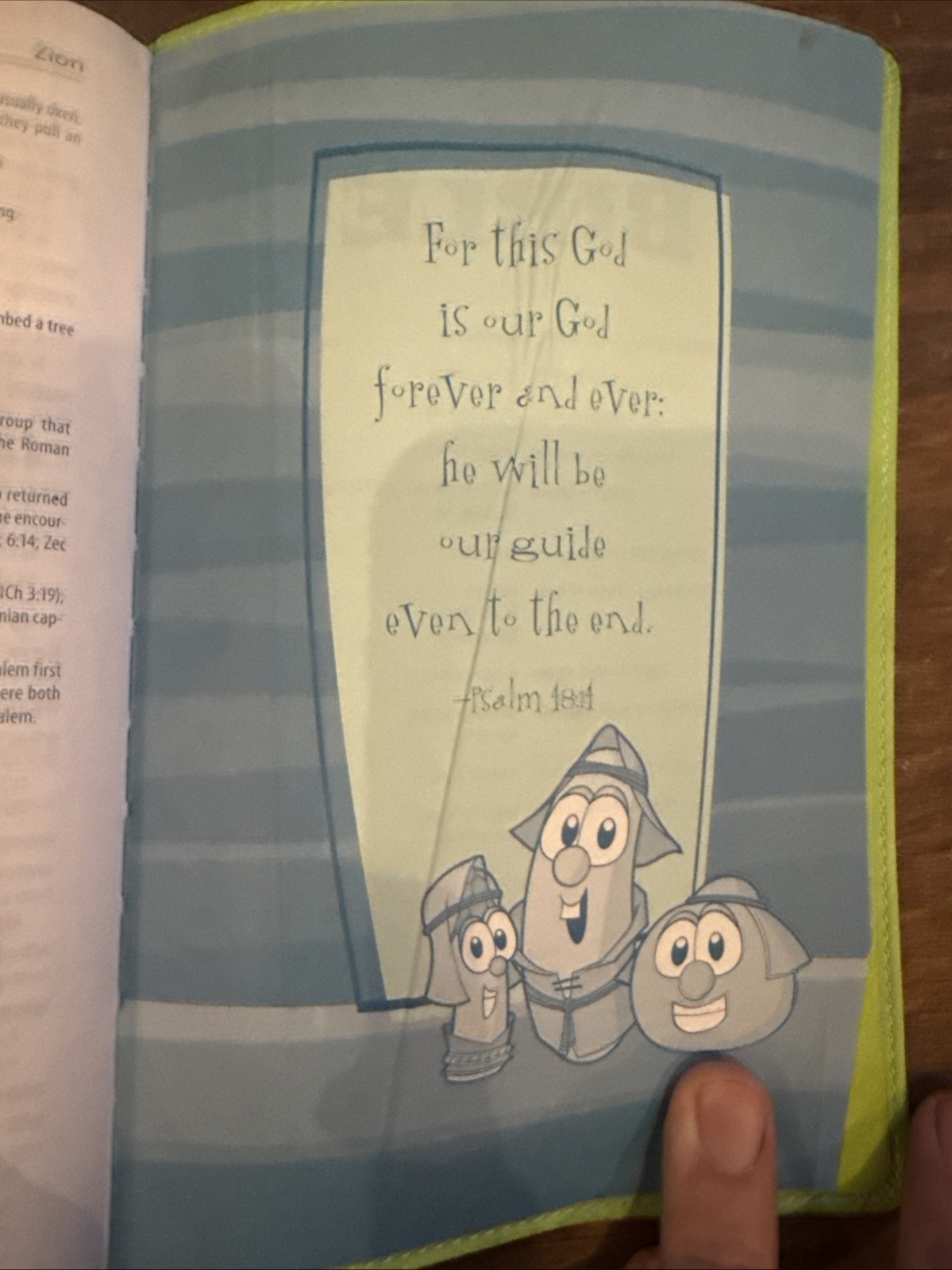 Veggie Tales Leather Bible Leather