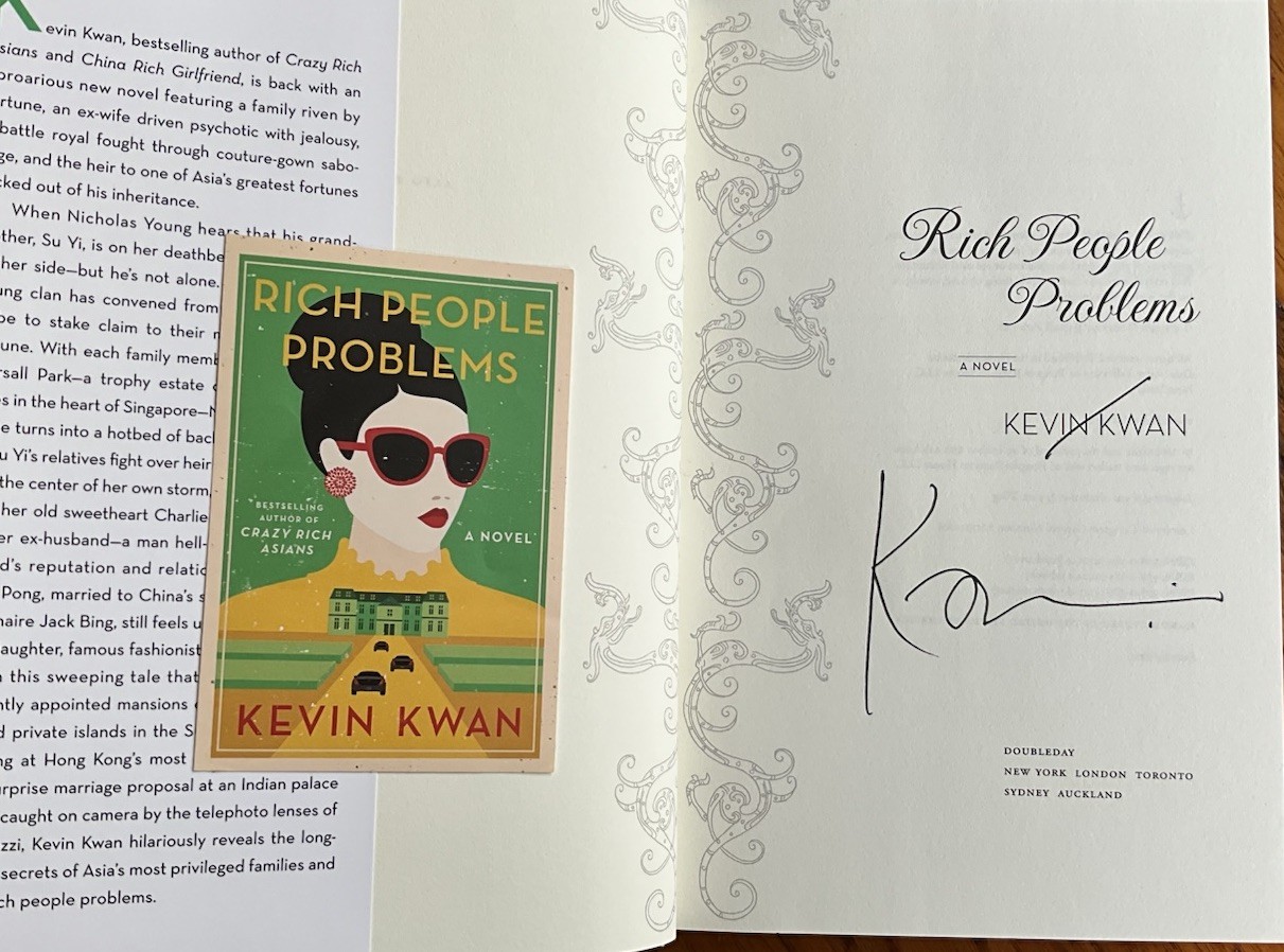 Kevin Kwan- Rich People Problems -SIGNED 1st/1st 2017 HC/DJ Unread