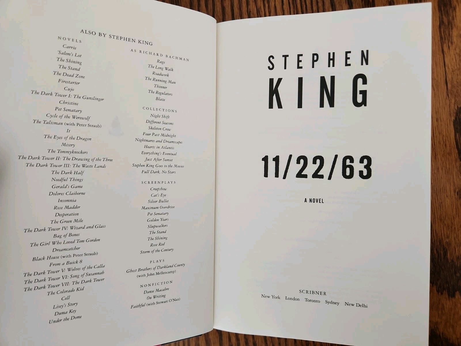 Stephen King Hardcover Lot of 6 Elevation, The Outsider, Doctor Sleep, 11/22/63