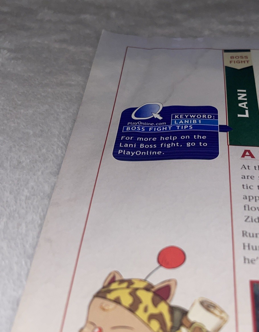 Final Fantasy IX Official Strategy Guide [2000] Brady Games Wavy Pages