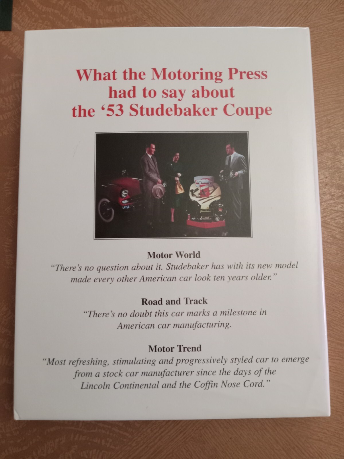 “STUDEBAKER’S FINEST” John Bridges Hard Cover ,Dust Jacket