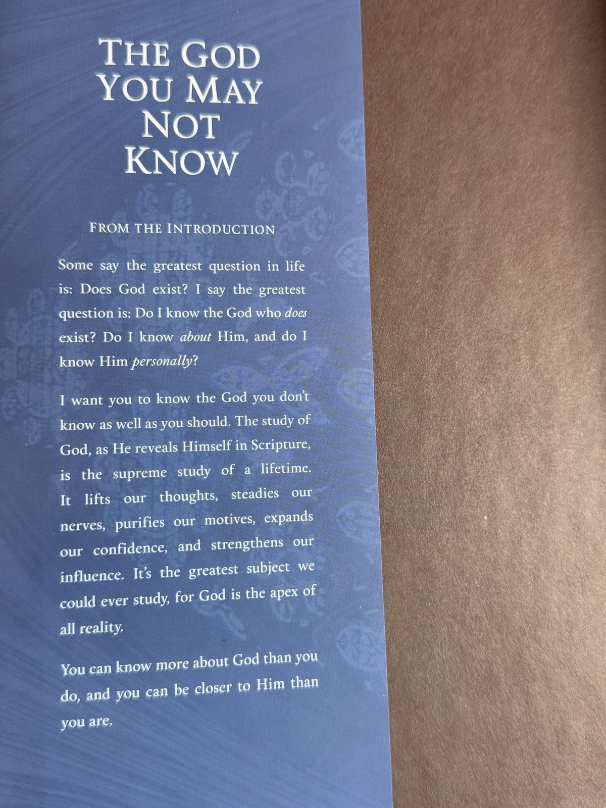 David Jeremiah The God You May Not Know HC Christianity God Religious Spiritual