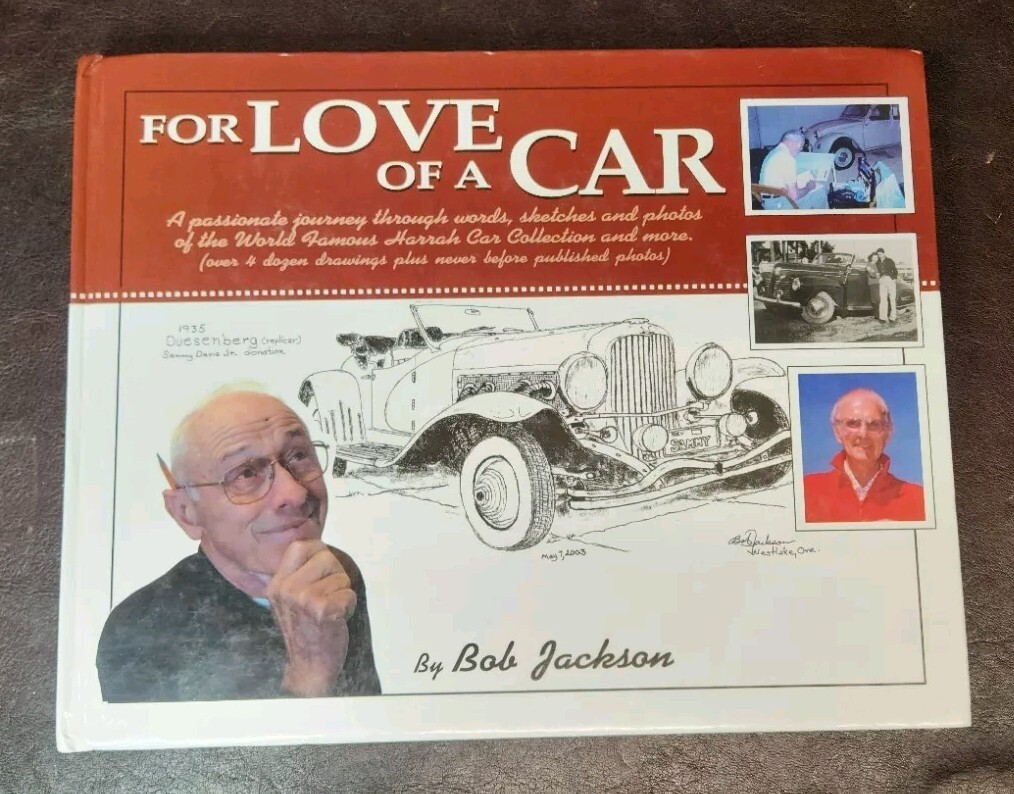 *SIGNED/INSCRIBED/1st Edit* For Love of a Car, Bob Jackson, 2005, HC/VG