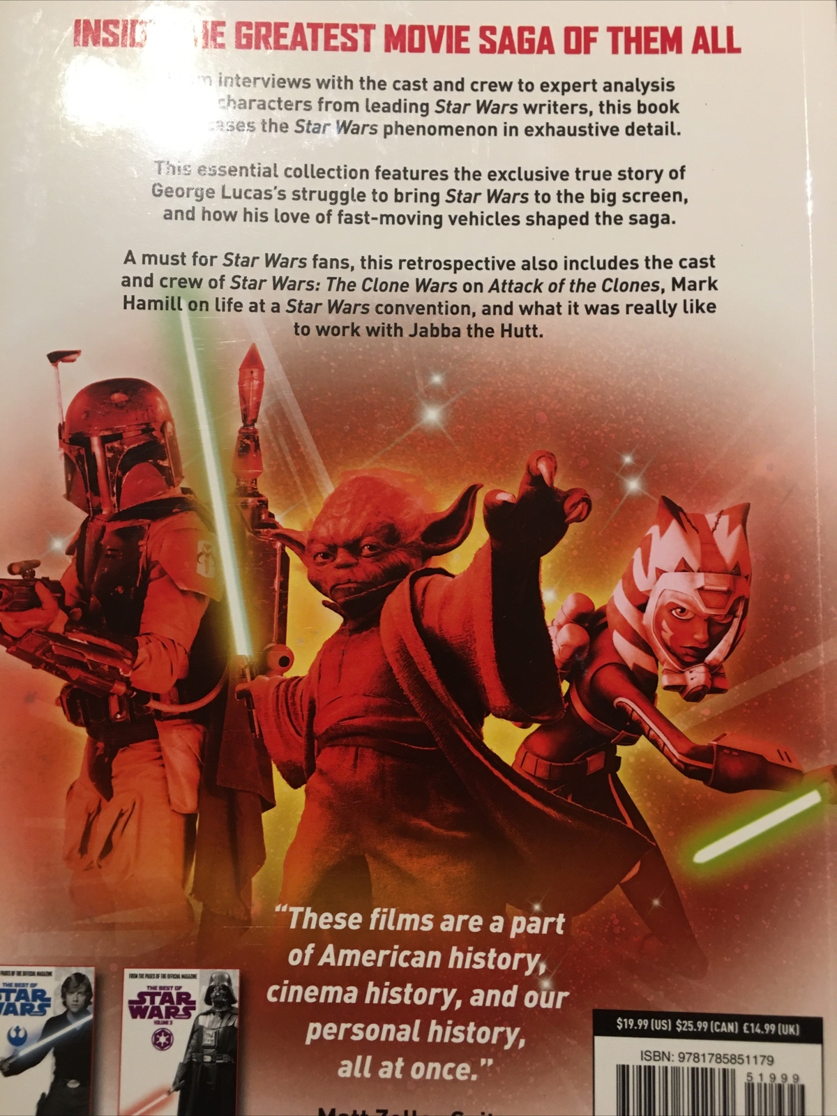 The Best of Star Wars Insider by Titan Books Staff (2016, Trade Paperback)