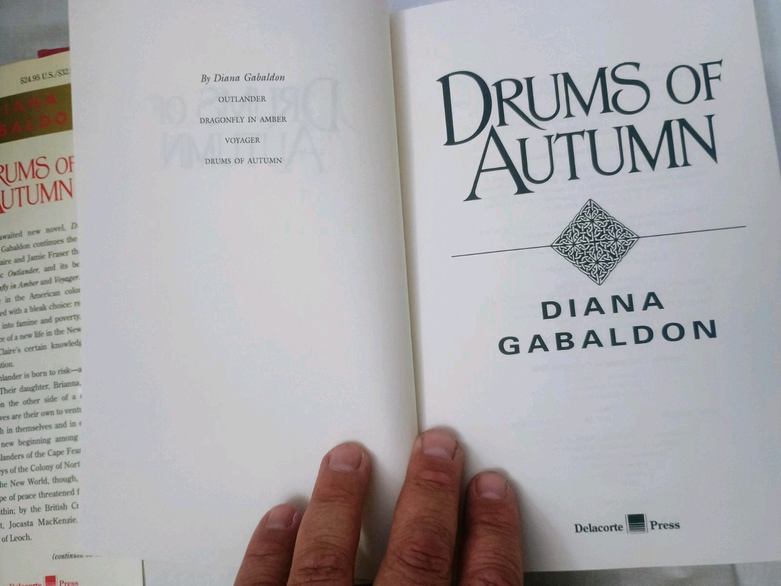 Diana Gabaldon Drums of Autumn Hardcover 1st / 4th Print