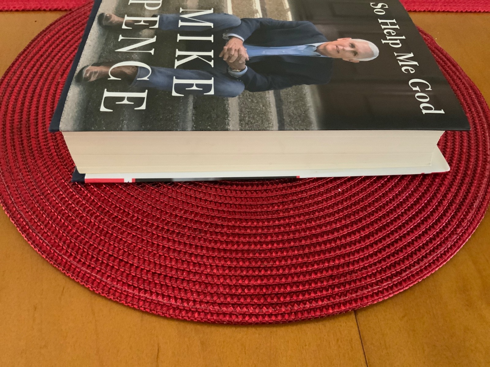 So Help Me God by Mike Pence (2022, Hardcover) signed autograph read description