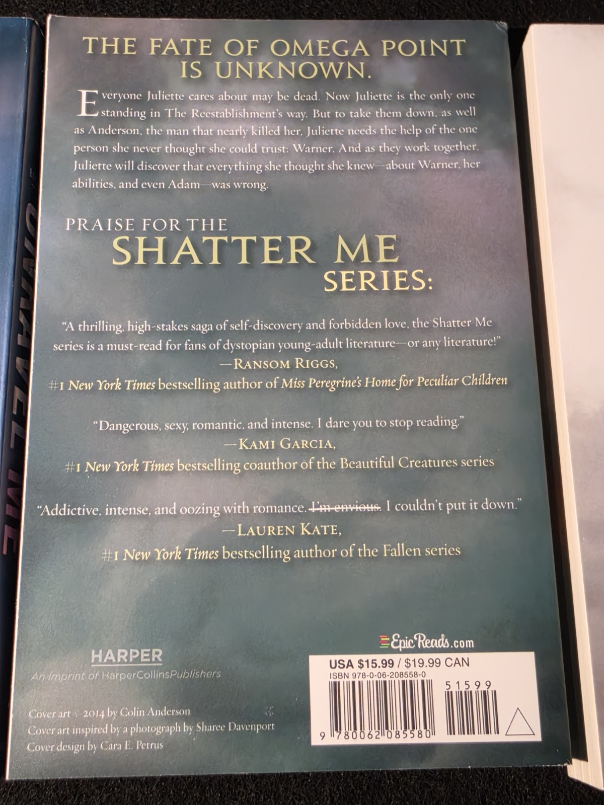 4 Shatter Me Books Out Of The Series Shatter Me – TAHEREH MAFI – Nice Copies