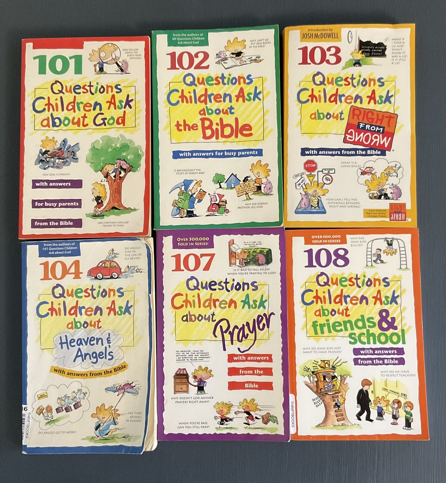 Questions Children Ask About… Series – Lot of 6 books