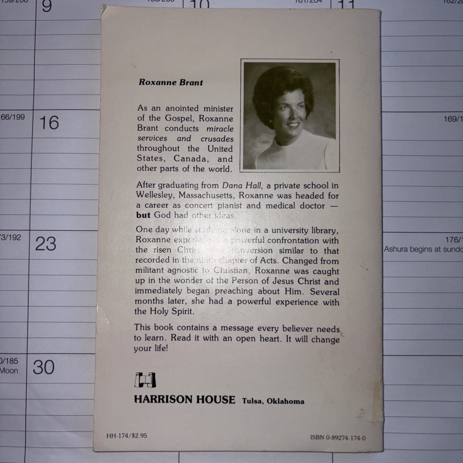 The Growing Power of Faith – Roxanne Brant – 1980 – 105 pages