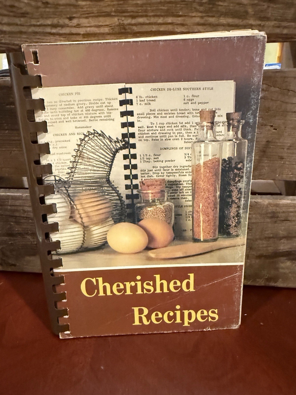 Vintage Cookbook Cherished Recipes Teachers